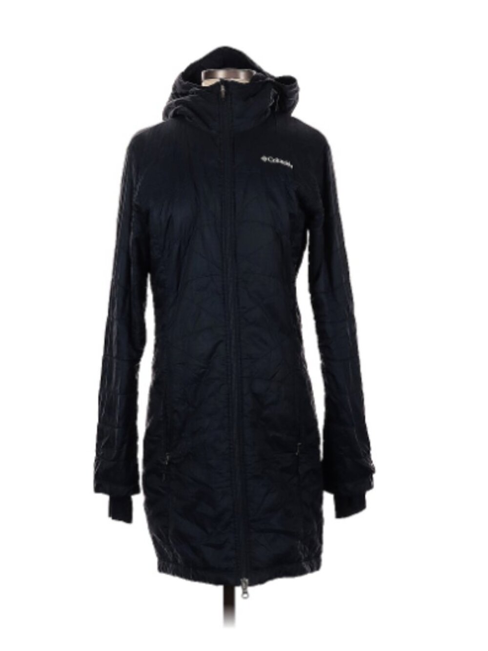 Columbia Dark Navy Jacket with Silver lining